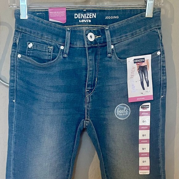 Denizen by Levi's Medium Wash Jeggings S0/1(W25) - Picture 2 of 8